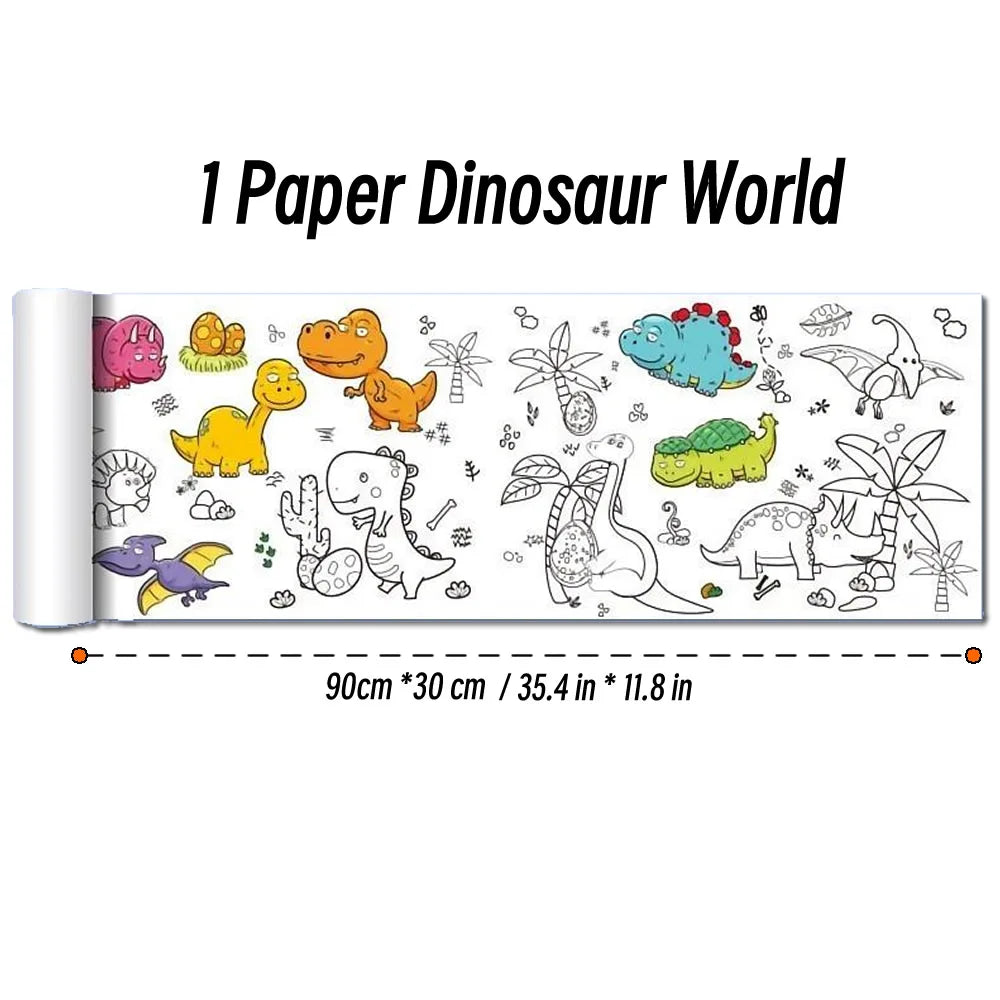 Rouleau de dessin pour enfants – 90 cm | Papier à colorier & activités créatives