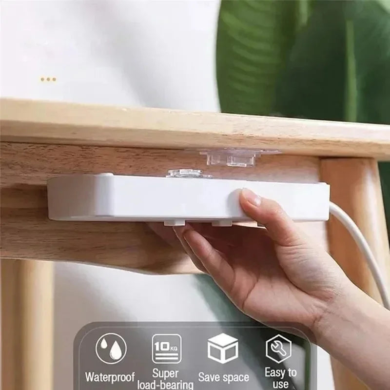 Crochets muraux adhésifs double face – transparents et sans trace