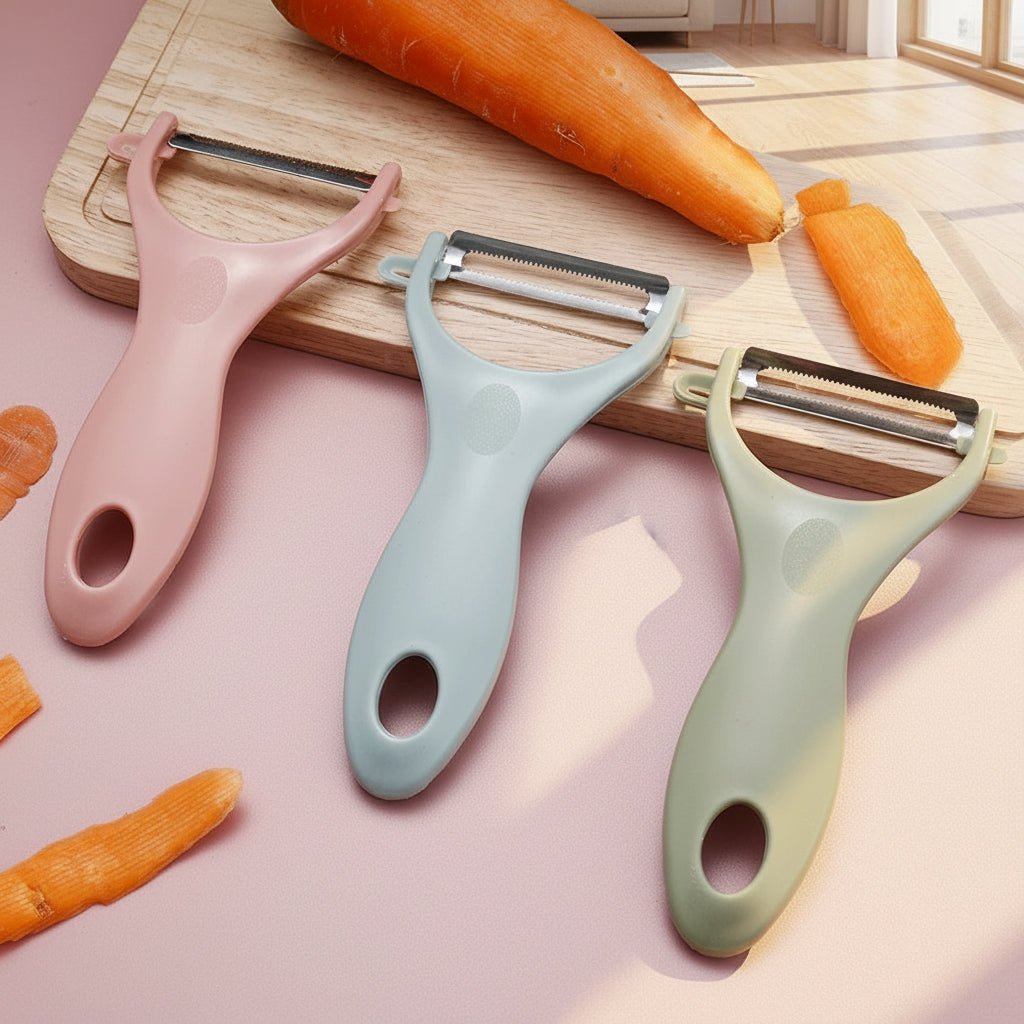 Éplucheur multifonction en acier inoxydable