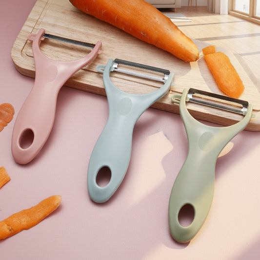 Éplucheur multifonction en acier inoxydable