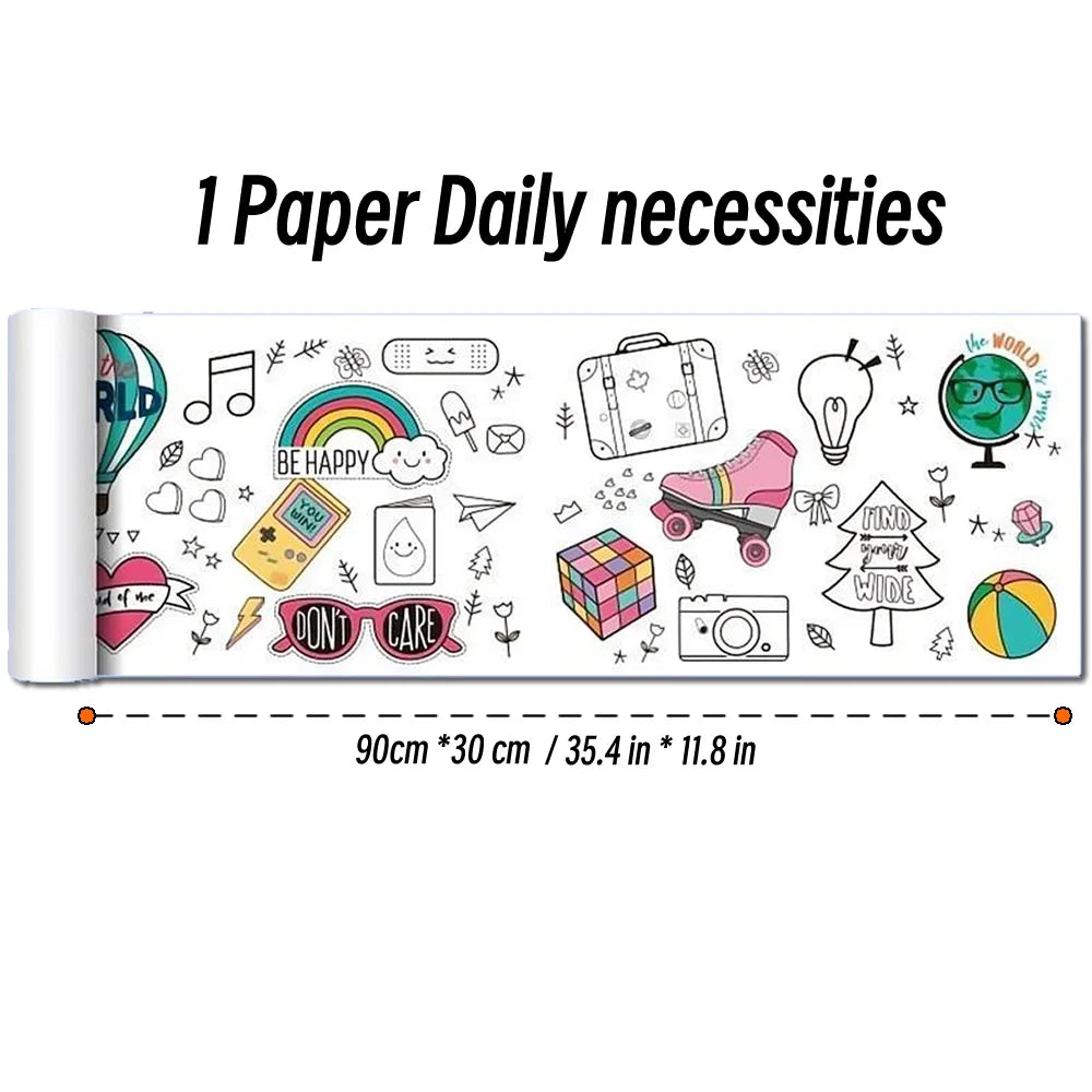 Rouleau de dessin pour enfants – 90 cm | Papier à colorier & activités créatives