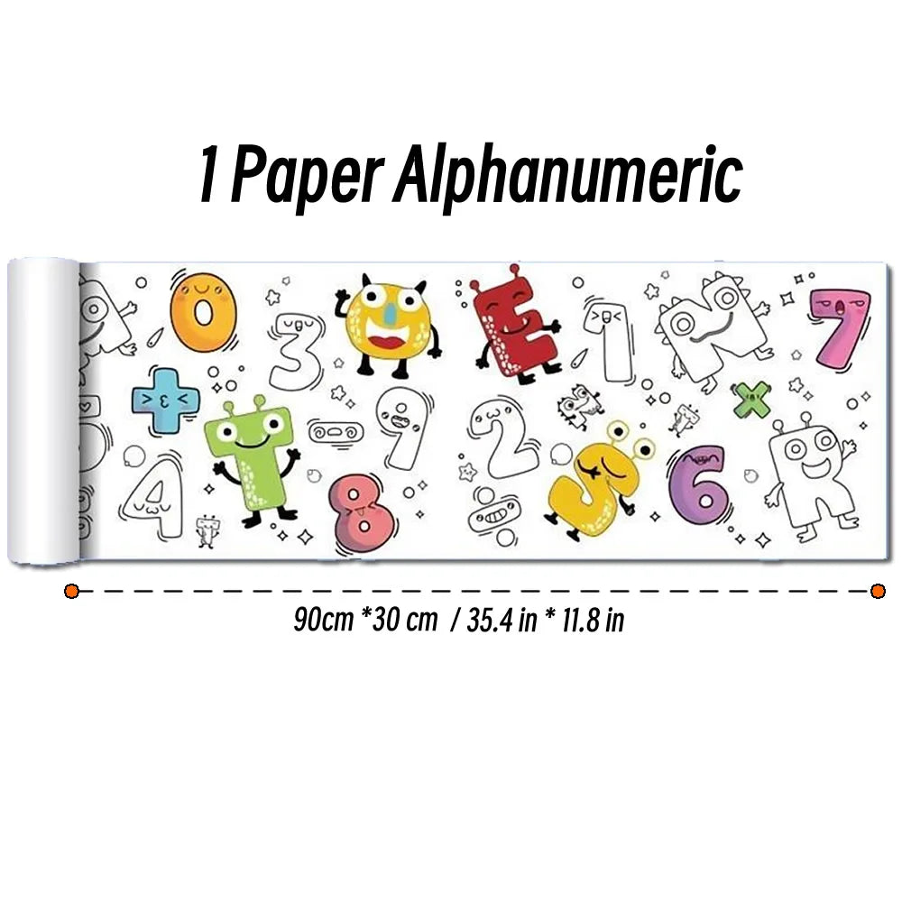 Rouleau de dessin pour enfants – 90 cm | Papier à colorier & activités créatives